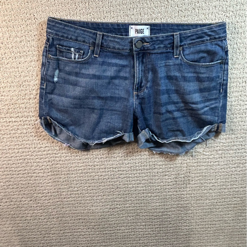 PAIGE Classic‎ Blue Jean Shorts